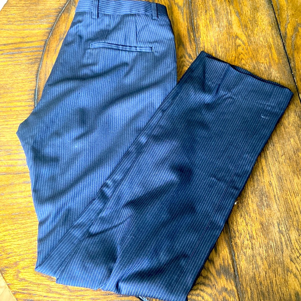 100% wool pinstripe women’s pants